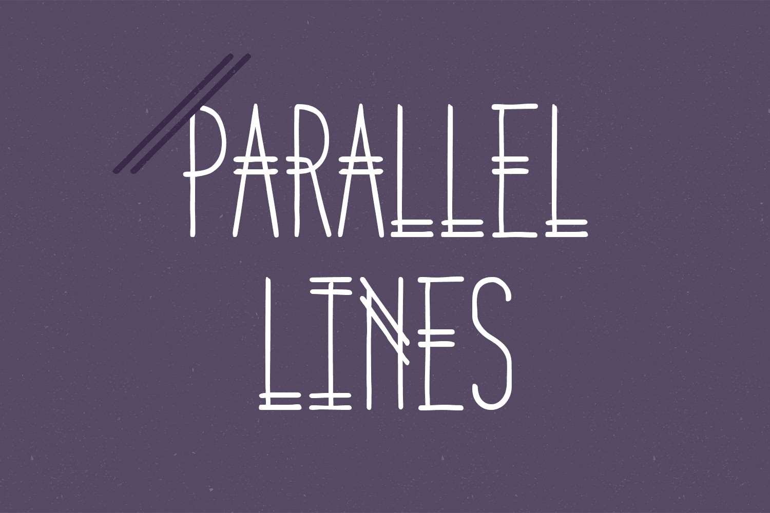 Parallel Lines Poster Image